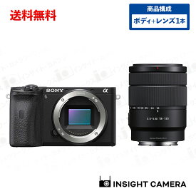 ソニー α6600 ILCE-6600 ボディ ブラック + 高倍率ズームレンズセット E 18-135mm F3.5-5.6 OSS SEL18135 ブラック SONY（転送不可）