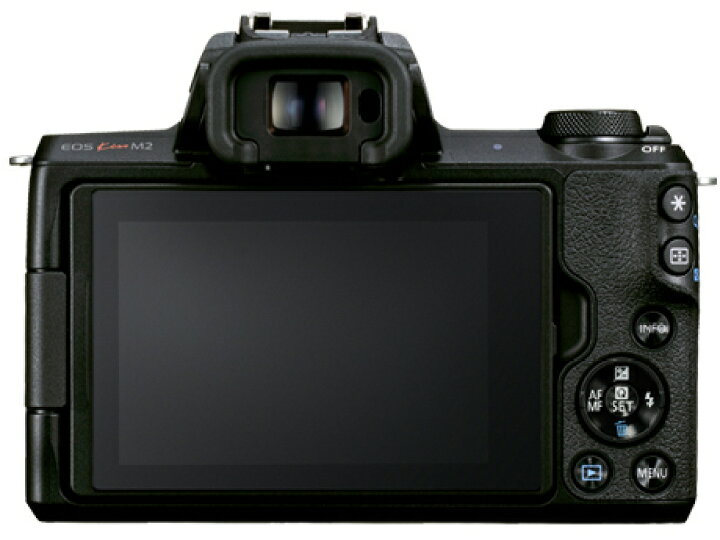 楽天市場】キヤノン EOS Kiss M2 ボディ ブラック + 標準ズームレンズ 