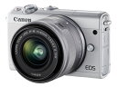 【あす楽】Canon ミラーレス一眼カメラ EOS M100 EF-M15-45 IS STM レンズキット ホワイト キヤノン イオス