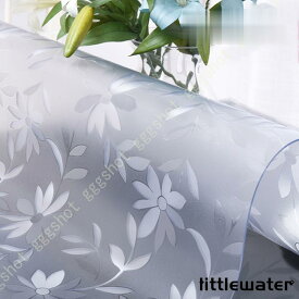 テーブルクロス 透明 クリア 花柄 ビニールマット ビニールクロス デスクマット テーブル保護 傷防止 PVC製 撥水 耐久 汚れ防止 両面非転写 テーブルマット