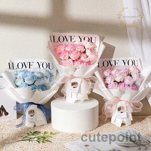 �\�[�v�t�����[ �ԑ� �u�[�P �M�t�g �Ό��̂��� soap flower �Ԃт� �K�N ���[�Y �o�����^�C���f�[ �v���[���g ���j�� 2023�N �� ��̓� ���l�̓� ���̓�