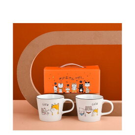 マグカップ コップ セット ペアで揃える 結婚祝い 引越し祝い プレゼント ギフト カップ コーヒーカップ ティーカップ猫 父の日
