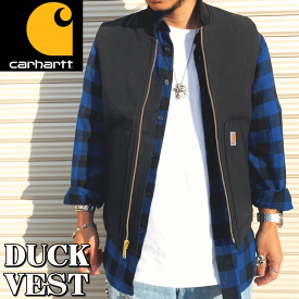 Carhartt Duck Vest V01 カーハート ダック ワーク ベスト 中綿素材