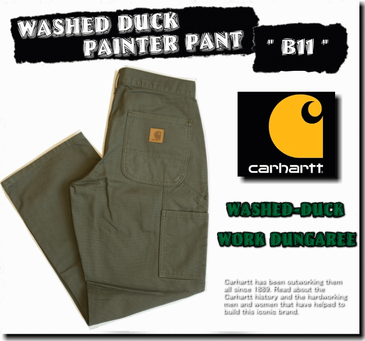楽天市場】Carhartt カーハート WASHED DUCK PAINTER PANTS B11