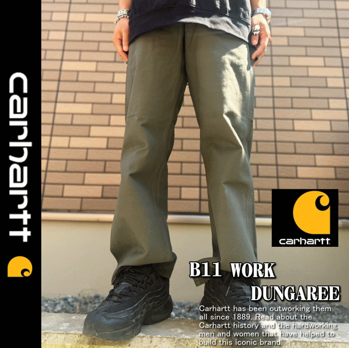 carhartt カーハート　B11 モスグリーン　ペインターパンツ Carhartt カーハート ワークパンツ B11 メンズ ダック