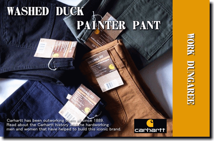 楽天市場】Carhartt カーハート WASHED DUCK PAINTER PANTS B11
