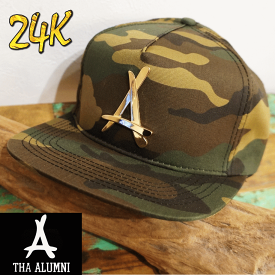 Tha Alumni Clothing アルムナイ クロージング 24K SNAPBACK 24K スナップバック ユニセックス、フリーサイズ