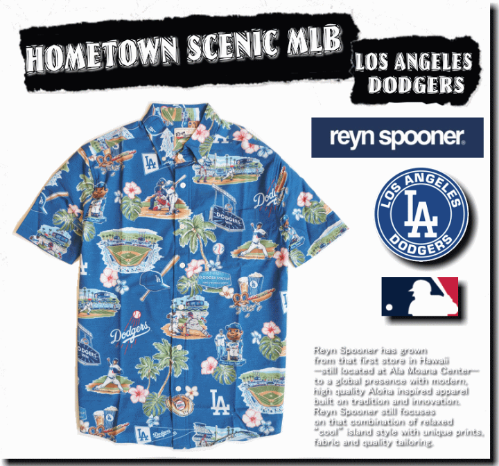 Reyn Spooner - ロサンゼルス　ドジャース　アロハシャツ　レインスプーナー　MLB公式 insize_m679913125