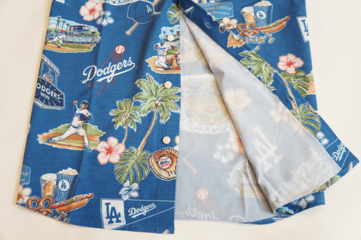 Reyn Spooner MLB レインスプーナーアロハ　ドジャース Reyn Spooner レインスプーナー MLB SCENIC Los Angeles DODGERS