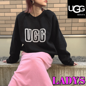 【超上質スウェット生地】 UGG アグ LOGO CREWNECK SWEAT SHIRT 裏起毛 ロゴ クルーネック スウェット 1171477