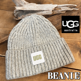 【ユニセックスモデル】 UGG アグ CHUNKY RIB BEANIE ニット帽 ビーニー 20061