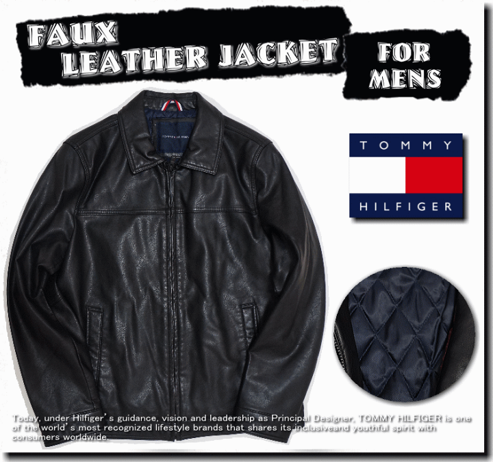 トミーフィルフィガー レザージャケット 楽天市場】【日本未発売】 Tommy Hilfiger トミー ヒルフィガー