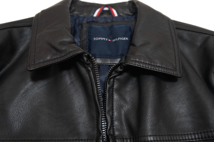 楽天市場】Tommy Hilfiger トミー ヒルフィガー FAUX LEATHER JACKET