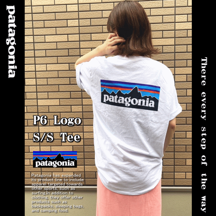 楽天市場】PATAGONIA パタゴニア P-6 Logo Short Sleeve T