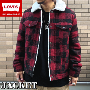 �y�č����f���z Levis ���[�o�C�X WOOL TRUCKER JACKET �{�A �E�[�� �g���b�J�[ �W���P�b�g LM3RP882 ���{������