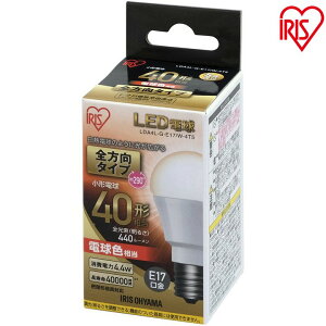 LEDd E17 40W dF F ACXI[} S LDA4N-G-E17/W-4T5ELDA4L-G-E17/W-4T5 ` ^ VfA d̂ d 17 40W` LED Ɩ  ȃGl ߓd S^Cv y