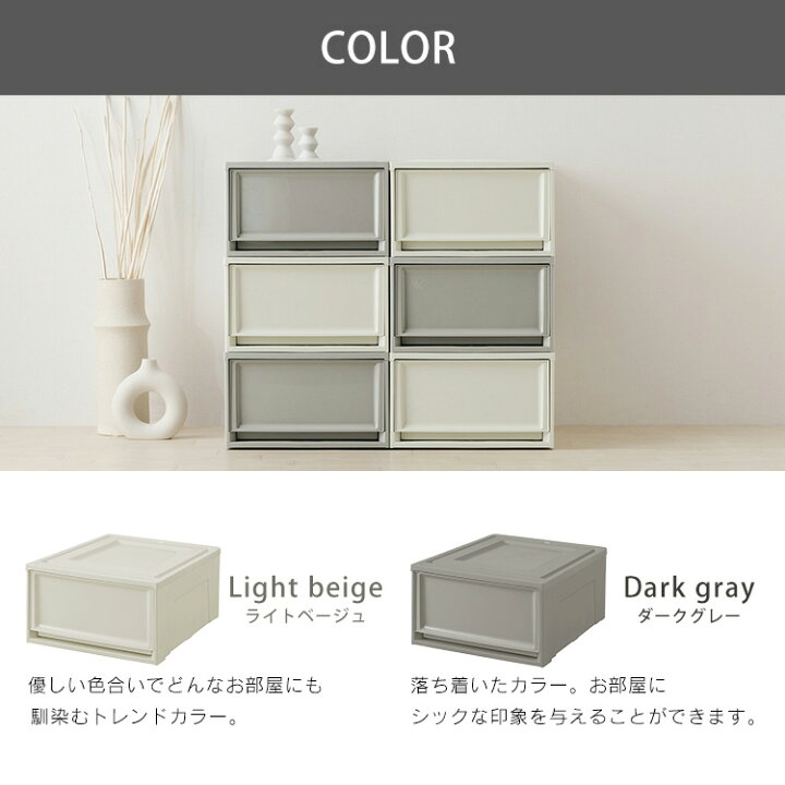 楽天市場】【単品】収納ボックス 収納ケース 引き出し プラスチック 