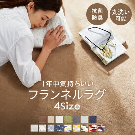 ♪ポイント5倍！11日9:59まで♪ラグ 洗える 厚手 おしゃれ カーペット フランネルラグ 1.5畳 2畳 3畳 4畳 130×185cm 185×185cm 200×250cm 200×300cm ラグマット 低反発 滑り止め リビング こども部屋 防臭 ホットカーペット対応 防ダニ FNR-S[2512SK]