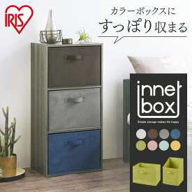 【5%OFFクーポン有♪】インナーボックス 収納ボックス FIB-27R FIB-38R 縦置き 横置き 全8色小物入れ 多目的 ストックボックス ストッカー 雑貨 雑誌 書類 DVD CD バスケット かご カラーボックス収納 収納ボックス 収納ケース インナーケース アイリスオーヤマ