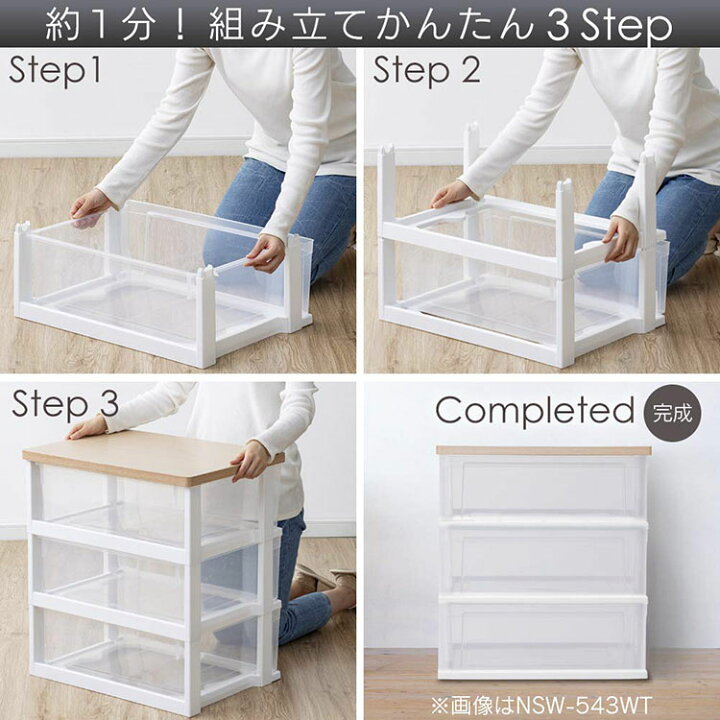 楽天市場】＼最大400円OFFクーポン☆くらしにプラス／ チェスト 4段 