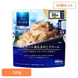 【10個セット】 パスタソース 青の洞窟 ポルチーニ 青の洞窟 Piccolino ポルチーニ香るきのこクリーム 青の洞窟 日清製粉ウェルナ 簡単 パスタ パスタソース レトルト 常温 インスタント ストック クリーム 日清製粉ウェルナ[2603SK]