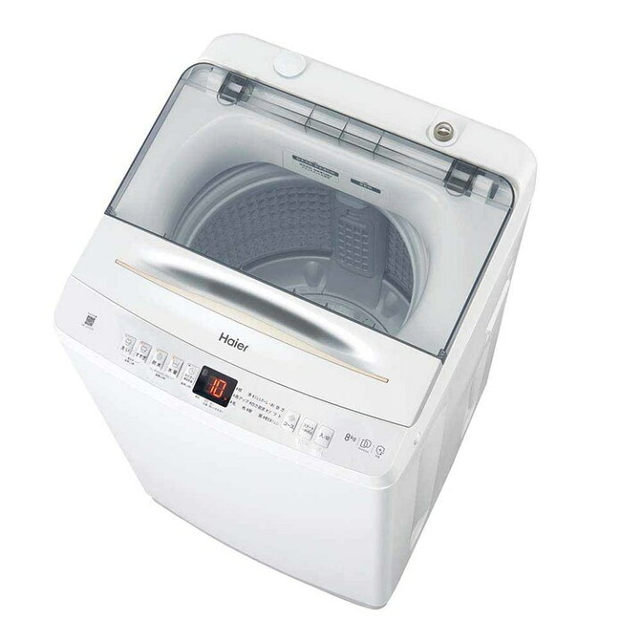 楽天市場】洗濯機インバーター8kg JW-UD80A(W) ホワイト JW-UD80A二人 