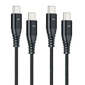 [dP[u USB[dP[u usb-c to usb-c ^CvC Type-CP[u ledCgt PDΉ 100W 5A }[dΉ 1.8m 1.2m 2{Zbg [d f[^] ʐMP[u 480Mbps  Vo[ bh f