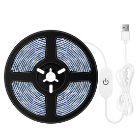 COBテープライト LEDストリップライト LEDテープライト COB 高輝度 COBテープ 2M 3000K 6000K DC12V USB給電式 切断可能 両面テープ 玄関 台所 廊下 DIY照明 棚下照明 間接照明 屋内装飾 祝日用 雰囲気作り 取付簡単 調光可能 電球色 昼光色 非常灯 足元灯 明るい