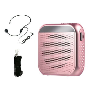 拡声機 拡声器 ポータブル拡声器 ハンズフリー スピーカー マイク ポータブル 小型 コンパクト 案内 誘導用 ツアーガイド USB充電式 microSDカード対応 mp3 USBメモリー対応 リピート 携帯便利 220