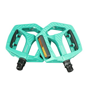 自転車ペダル マウンテンバイク MTB等用 左右セット 自転車 フラットペダル リフレクター付き 反射板付き アルミ 軽量 滑り止め シンプルデザイン 耐久性 ロードバイク クロスバイク 通勤 9/1