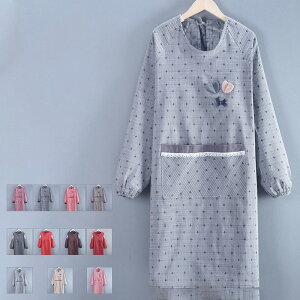 割烹着 花柄 多種多様 エプロン 長袖 ポケット付き 機能 綺麗 かわいい 汚れにくい エレガント お料理教室 保育士 介護士 肩紐 花柄エプロン ポケット 女性 華やか 後ろ結び 送料無料