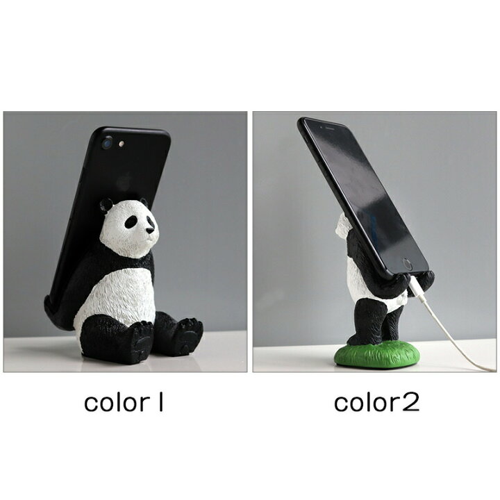 楽天市場 スマホホルダー 卓上 スマホスタンド パンダ スマートフォンスタンド アニマル オブジェ オーナメント アクセサリー スマホ置き スマートフォンスタンド かわいい おしゃれ 送料無料 Remax