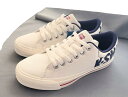 ケースイス スニーカー キャンバススニーカー 130t k k swiss 1ks039 White/Navy ユニセックス スウィス バルカナイズ ゆったりした木型で履きやすい