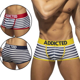 ADDICTED 2021NEW アディクティッド メンズ インナー パンツ ベーシック 高級 ボクサーパンツ 定番 タイトフィット SAILOR TRUNK AD965