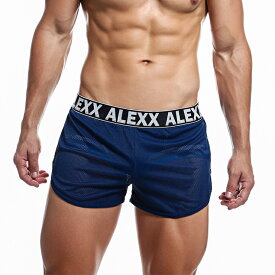 ALEXX/THOMAS BOX メンズ ファッション インナー ローライズ セクシー カジュアル 柔らか素材 吸水速乾 ドットメッシュ ボクサー ALC001裏は別売り