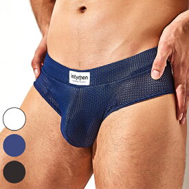 2022 INTYMEN/Mesh Brief ファッション メンズ セクシー下着 メッシュ素材 ローライズ 吸水速乾 ジム 運動 通気性 ビキニ ブリーフ