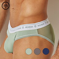 Sun Brief ファッション メンズ セクシー下着 フルバック 柔らかく素材 後ろメッシュ生地 ローライズ 吸…