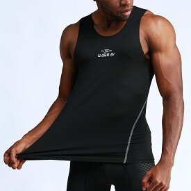 UABRAV/夏 運動 ジム GYM タンクトップ 吸水速乾 ファッション ソフト生地 男性 トレーニング 肌着 定番 ロゴがついてない