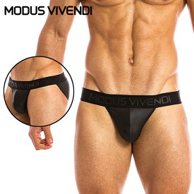 MODUS VIVENDI/HIGH TECH TANGA BRIEF ファッション 男性インナー モノトーン 高級素材 スポーツ ラテックス風 セクシー メンズ ビキニ