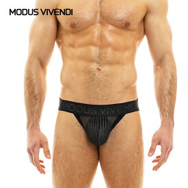 MODUS VIVENDI/Tiffany's Velvet Jockstrap ファッション スポット 男性インナー 半透明生地 スポーツ ソフト生地 セクシー メンズ ジョック