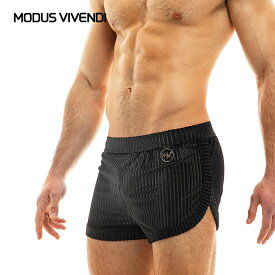 MODUS VIVENDI/Tiffany's Velvet Shorts ファッション 男性インナー 高級素材 王道トレーニング 立体縫製 ソフト生地 ストレッチ セクシー メンズ ボクサー