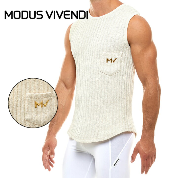 楽天市場 Modus Vivendi Knitted Sleeveless ファッション 男性トップス 高級コットン ノーブル カジュアル 編み物 メンズ トップス タンクトップ Insolent