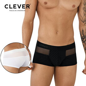 2022秋 CLEVER EDEN LATIN BOXER ファッション メンズ ローライズ セクシー 王道ボクサー 透明感 男性インナー 高級素材 立体フロント 吸水速乾 スポーツ