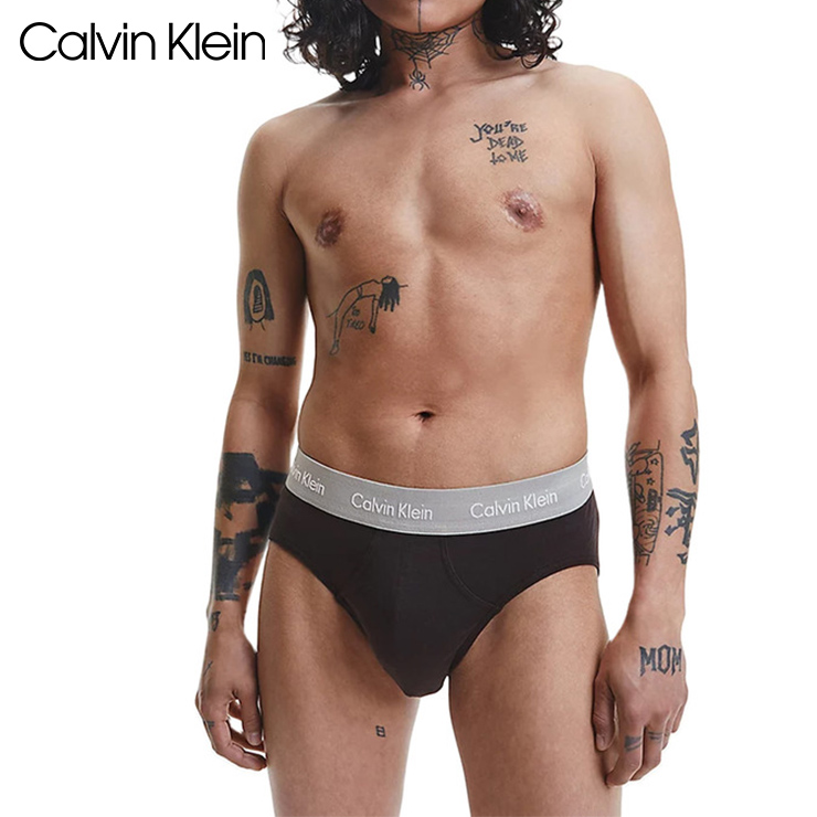 正規品 Calvin Klein カルバン・クライン メンズ ファッション 男性下着 ブリーフ 快適 ストレッチ インナー 綿生地 定番 フルバックブリーフ