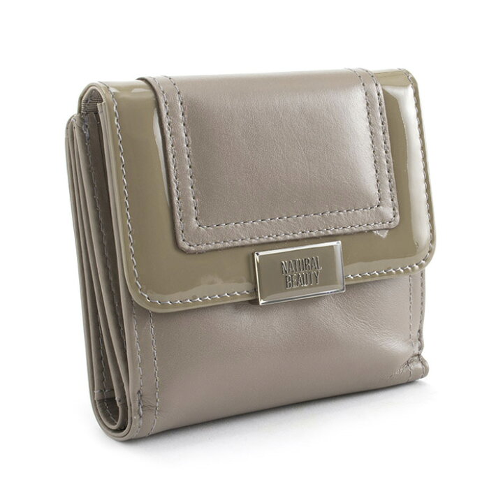 楽天市場 展示品箱なし ナチュラルビューティーベーシック 財布 二つ折り財布 グレー ベージュがかったグレーです Natural Beauty Basic Nrlw3gs1 19 レディース 婦人 インスピレーション
