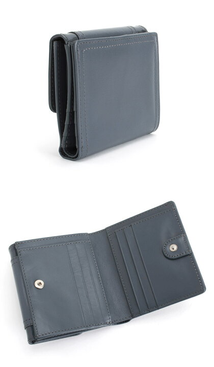 楽天市場 訳あり展示品箱なし ナチュラルビューティーベーシック 財布 二つ折り財布 ブルー グレーがかったブルーです Natural Beauty Basic Nrlw3gs1 34 B レディース 婦人 インスピレーション