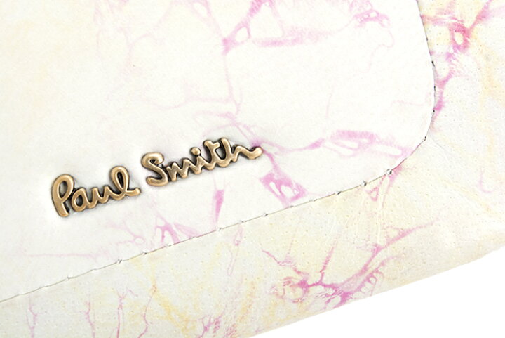楽天市場 展示品箱なし ポールスミス パスケース 定期入れ ピンク グレーがかったアイボリー Paul Smith Pwu151 24 レディース 婦人 インスピレーション