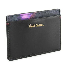 ポールスミス パスケース 定期入れ ブラック Paul Smith pwu760-10 レディース 婦人 ギフト 定番 彼氏 彼女 プレゼント