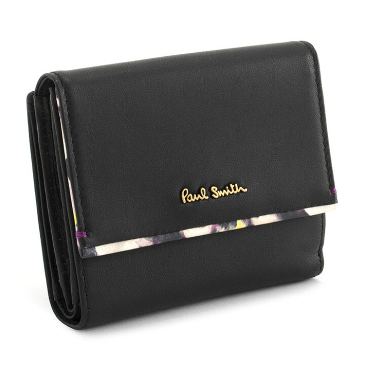 楽天市場 ポールスミス 財布 二つ折り財布 ブラック Paul Smith Pwa363 10 レディース 婦人 ギフト 定番 彼氏 彼女 プレゼント インスピレーション