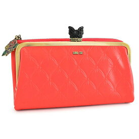 アナスイ 財布 長財布 がま口財布 オレンジチューリップ(ピンクがかったオレンジのようなお色です。) ANNA SUI 314010-33 レディース 婦人 ギフト 定番 彼氏 彼女 プレゼント